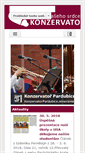 Mobile Screenshot of konzervatorpardubice.eu